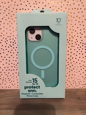 MagSafe Compatible iPhone 15/14/13 Case - Mint Green
